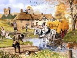 Village scene - Autumn CG001