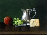 Still Life - Cheese & Grapes CG001